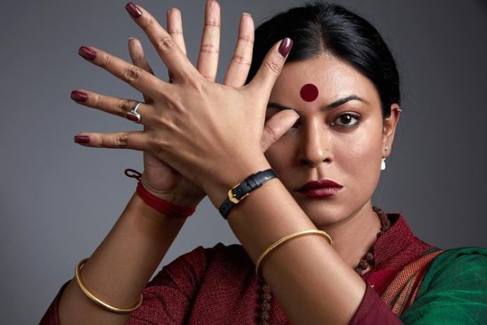 actress-sushmita-sen-share-first-look-as-transgender-activist-gauri-sawant